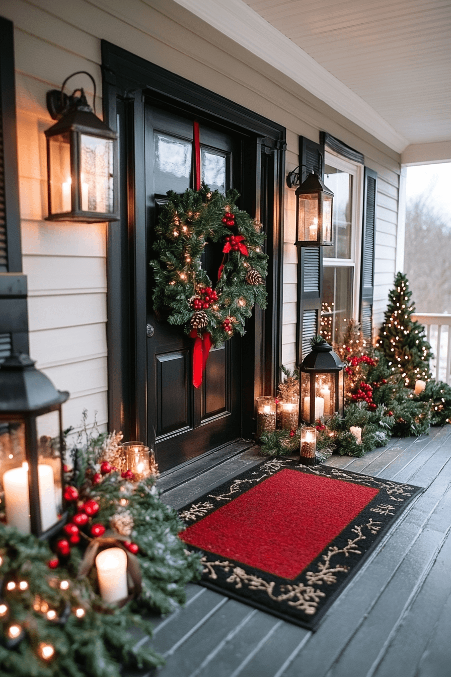 29 Christmas Porch Decor Ideas That Spark Happy Seasonal Spirit christmas porch decor