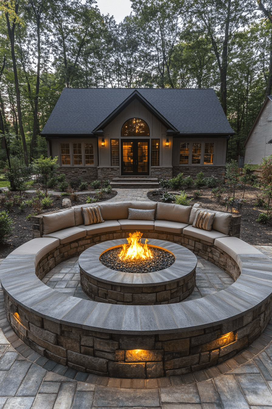 29 Outside Firepit Ideas For A Fun Inviting Hangout Space outside firepit ideas
