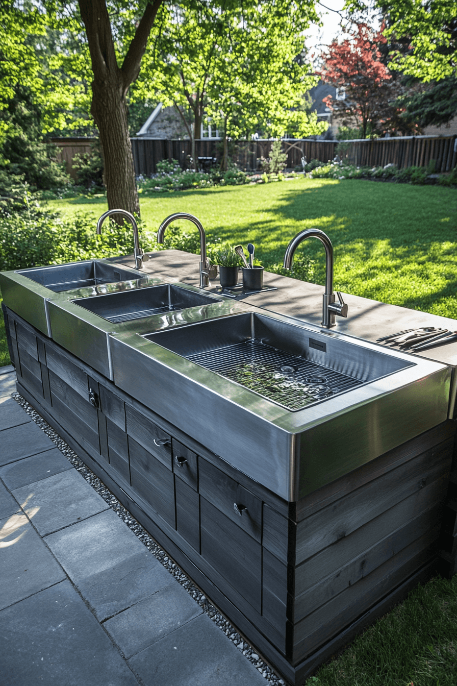 29 Mud Kitchen Ideas For Bright Joyful Backyard Fun mud kitchen ideas