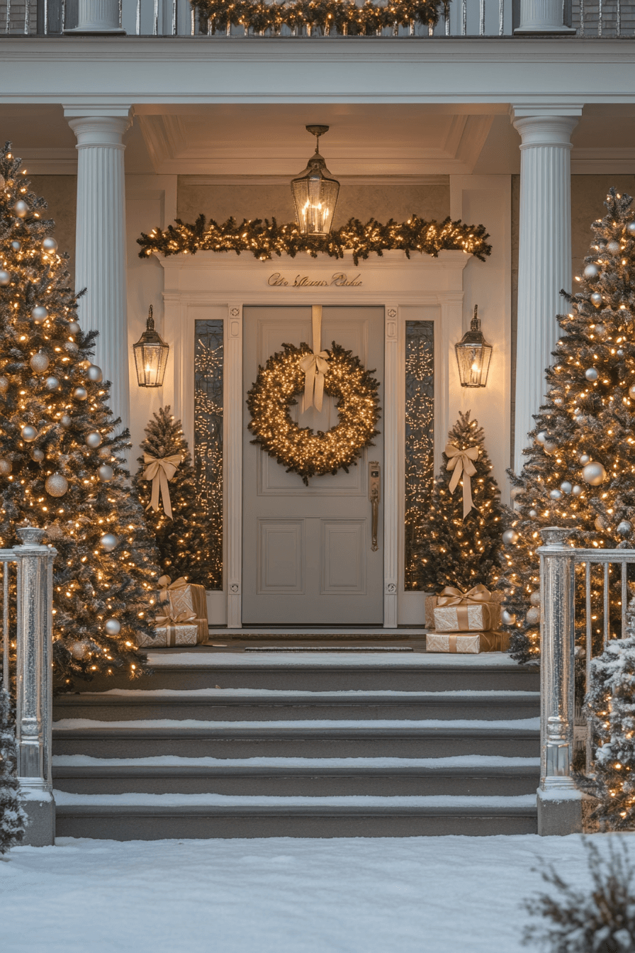 29 Christmas Porch Decor Ideas That Spark Happy Seasonal Spirit christmas porch decor