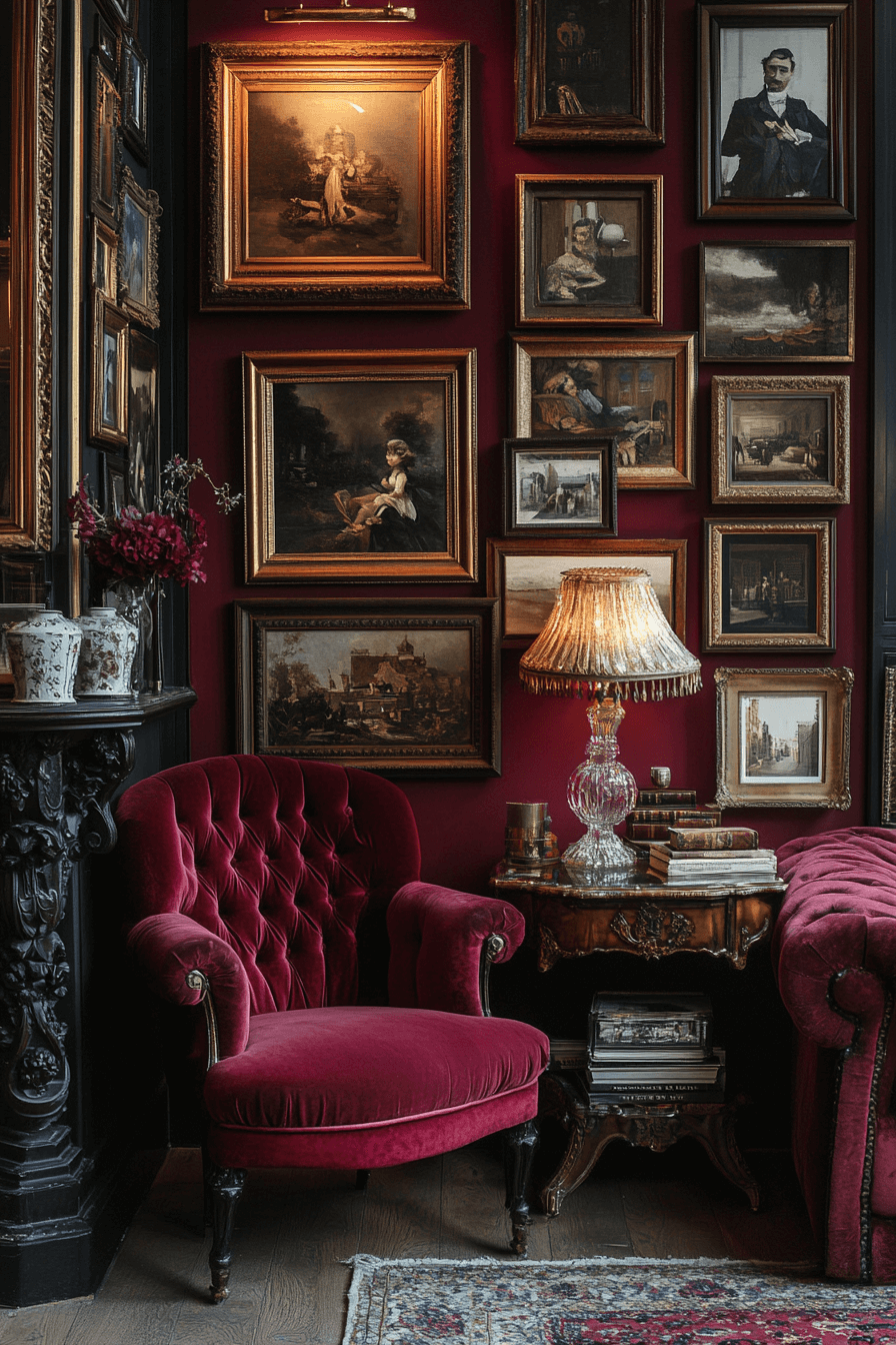 vintage maximalist decor