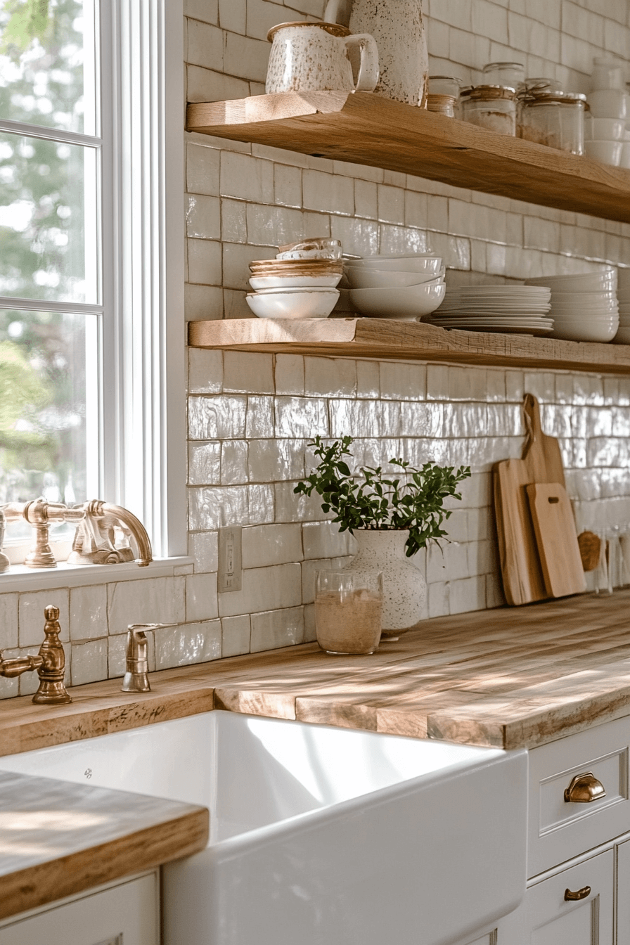 29 Farmhouse Kitchen Backsplash Ideas That Bring Bright Cozy Energy farmhouse kitchen backsplash ideas