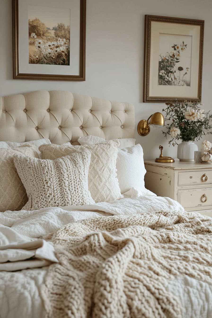 vintage farmhouse bedroom