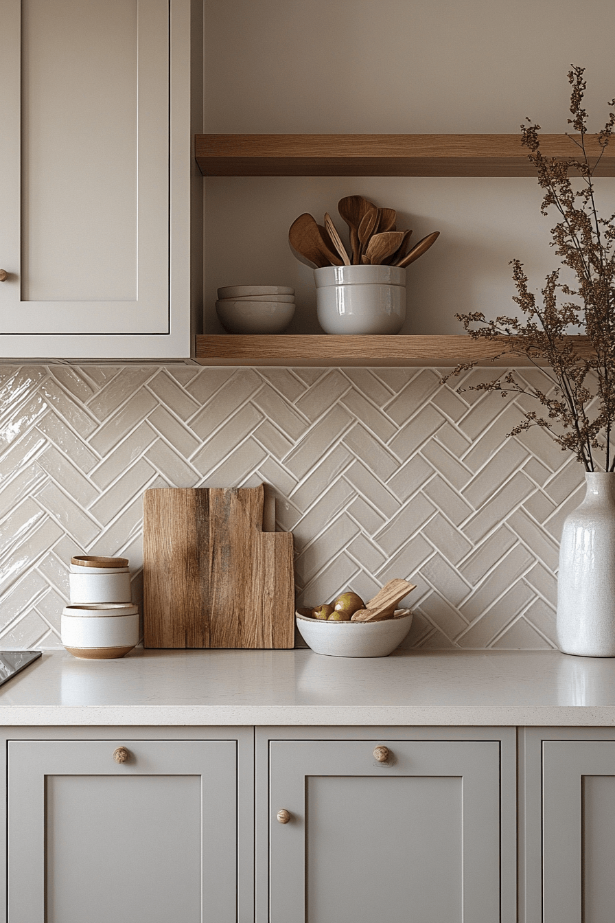 29 Herringbone Backsplash Ideas That Bring Clean Stylish Energy herringbone backsplash