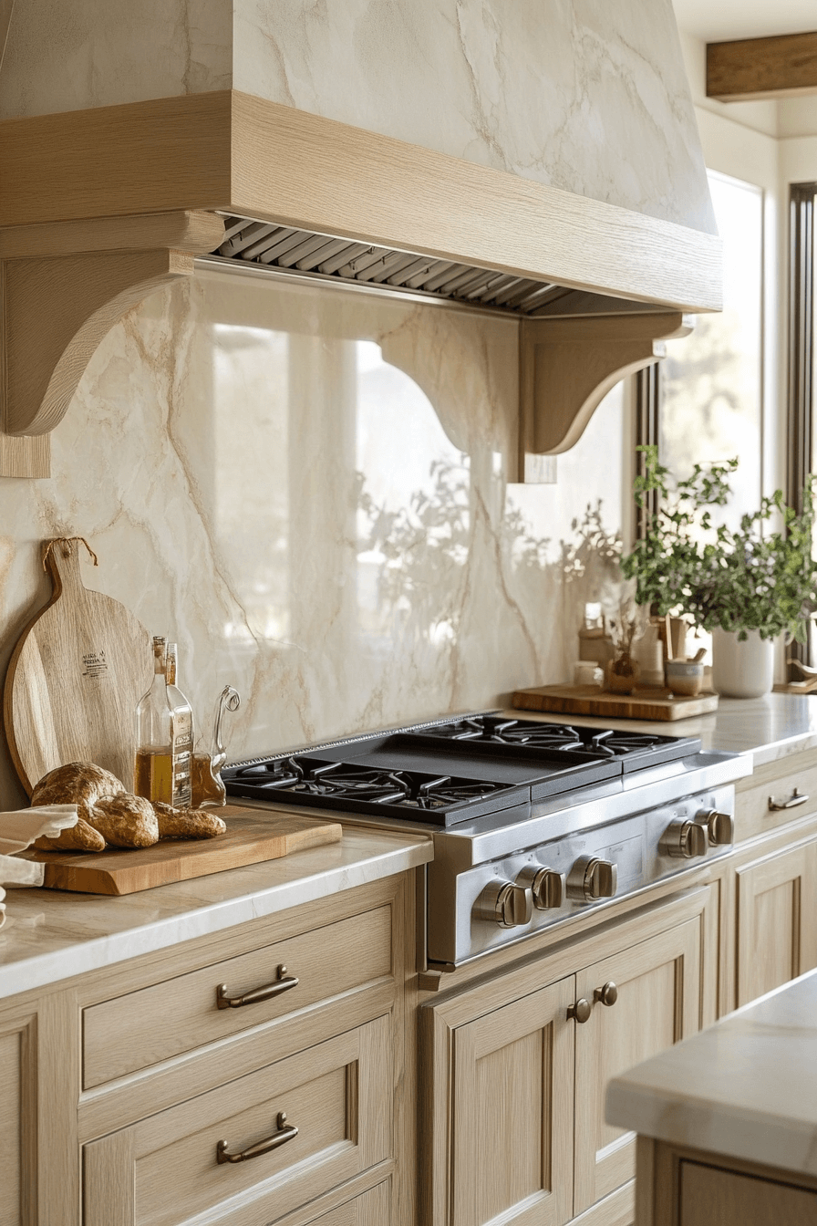 marble backsplash