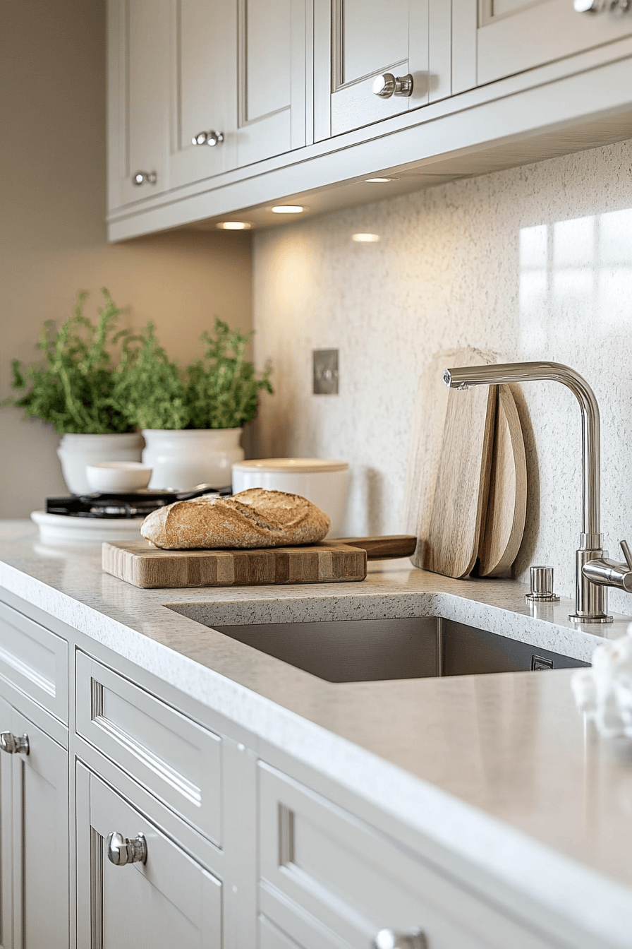 stone backsplash kitchen