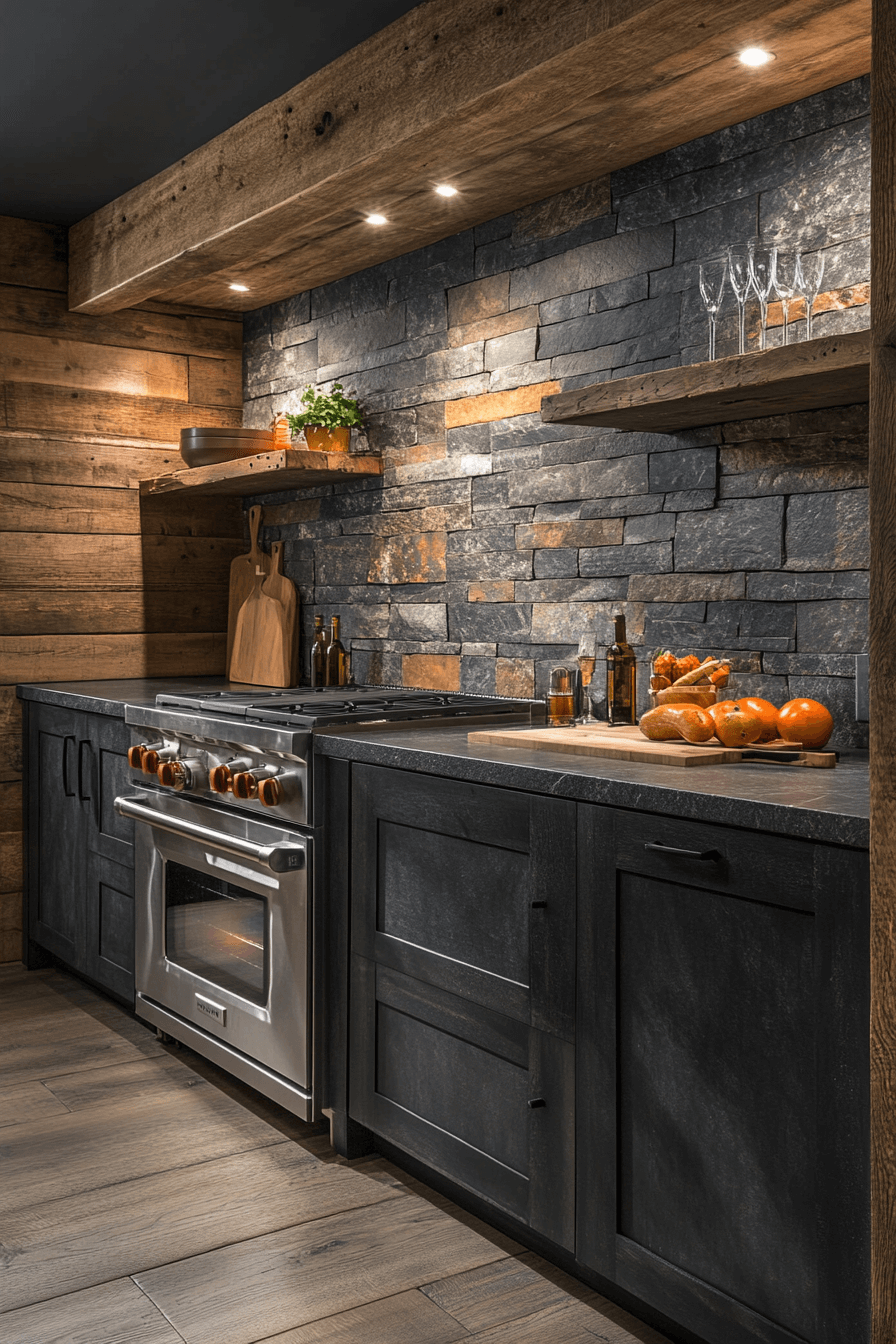 29 Rustic Kitchen Backsplash Ideas For A Fresh Heartwarming Transformation rustic kitchen backsplash