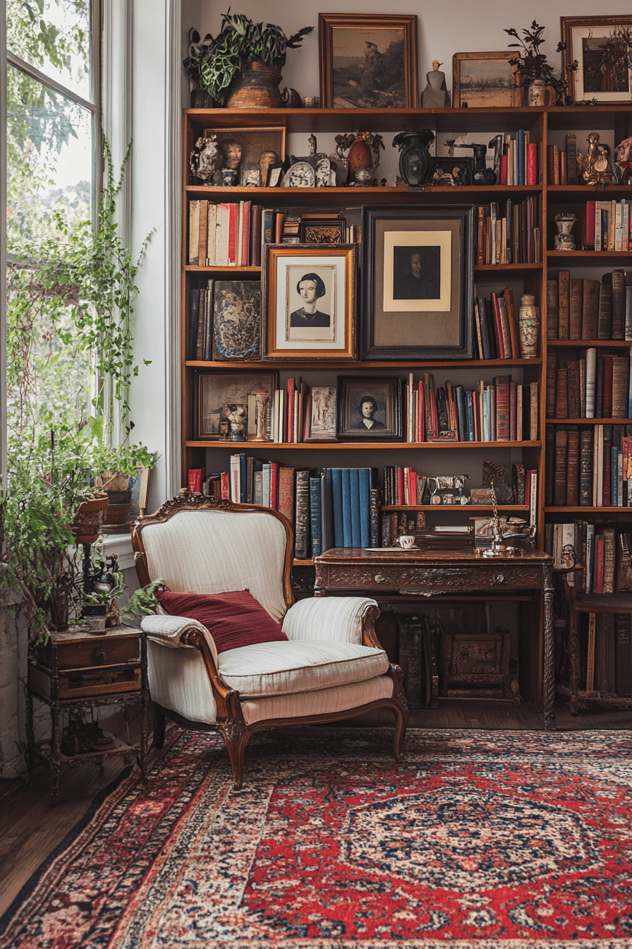 vintage maximalist decor