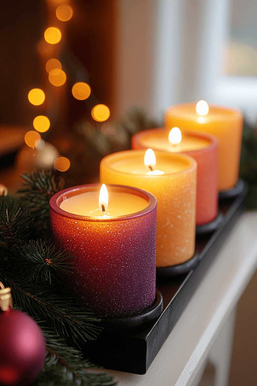 christmas candle decor ideas