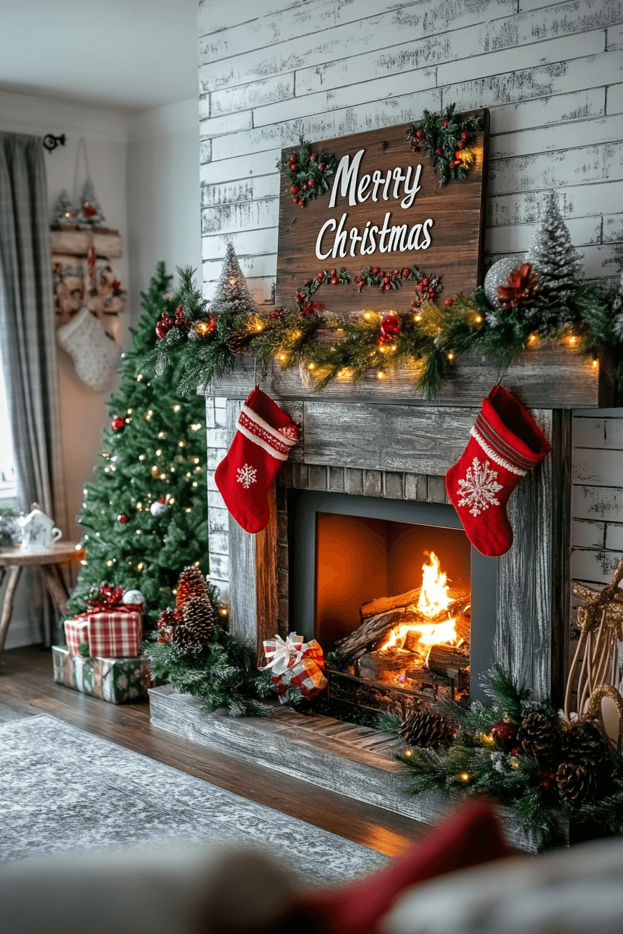 neutral christmas tree