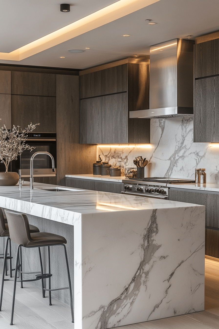 29 White Marble Countertops to Create a Bright and Breezy Space white marble countertops