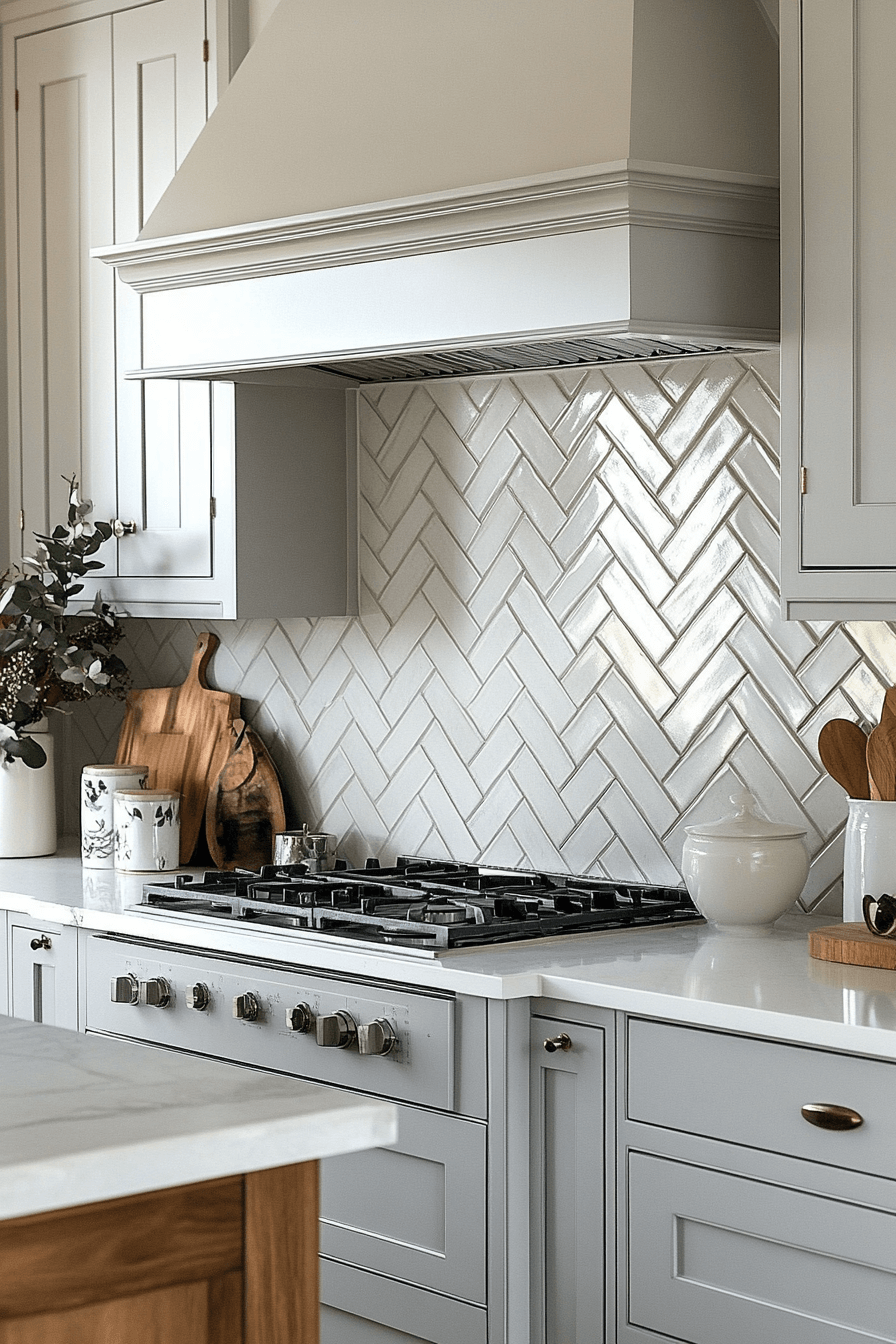 29 Herringbone Backsplash Ideas That Bring Clean Stylish Energy herringbone backsplash