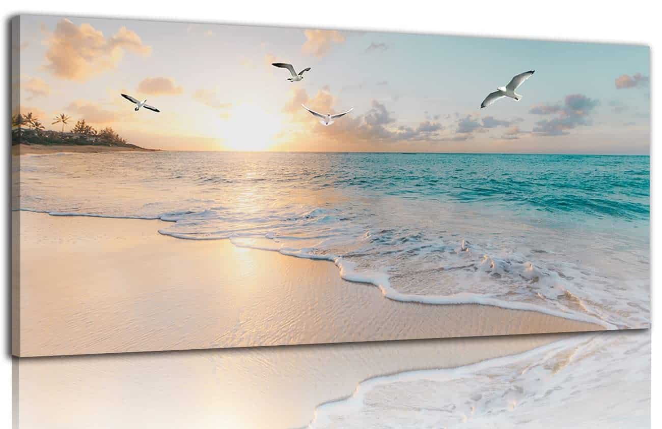 23 Beach Wall Art Ideas That Don't Look Like a Gift Shop 23 Beach Wall Art Ideas That Don’t Look Like a Gift Shop
