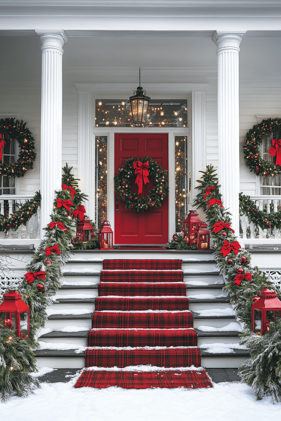 29 Christmas Porch Decor Ideas That Spark Happy Seasonal Spirit christmas porch decor