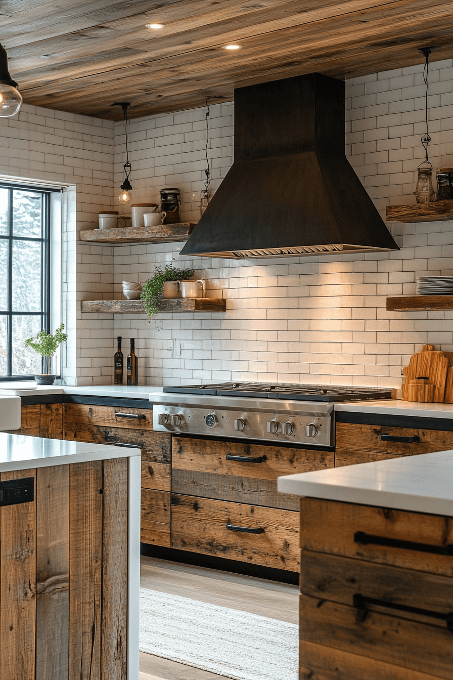farmhouse backsplash