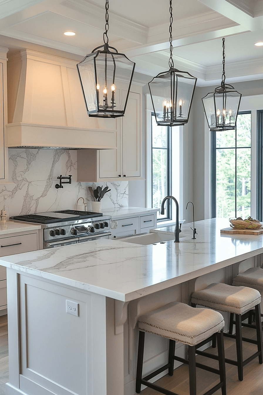29 White Backsplash Kitchen Ideas That Spark Happy Modern Energy white backsplash kitchen