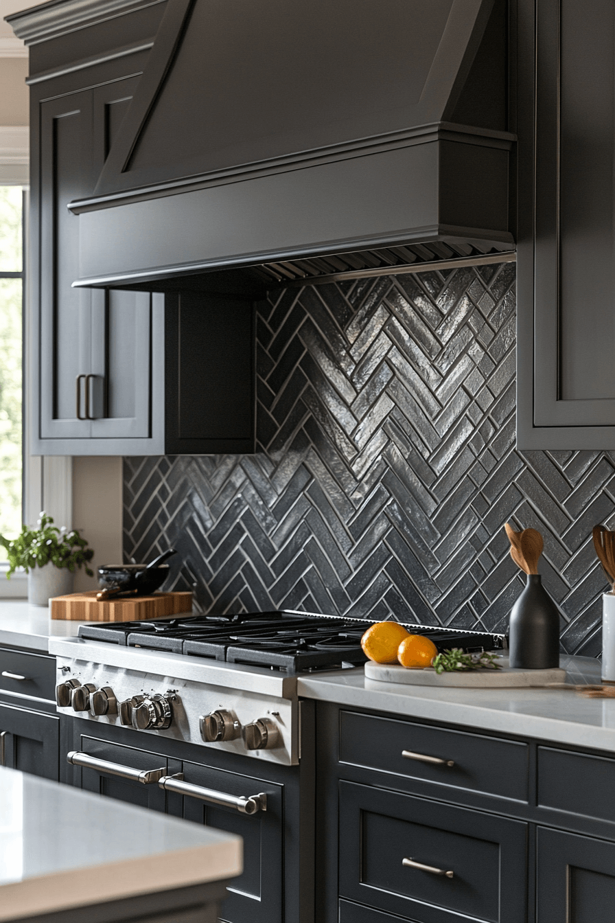 29 Herringbone Backsplash Ideas That Bring Clean Stylish Energy herringbone backsplash