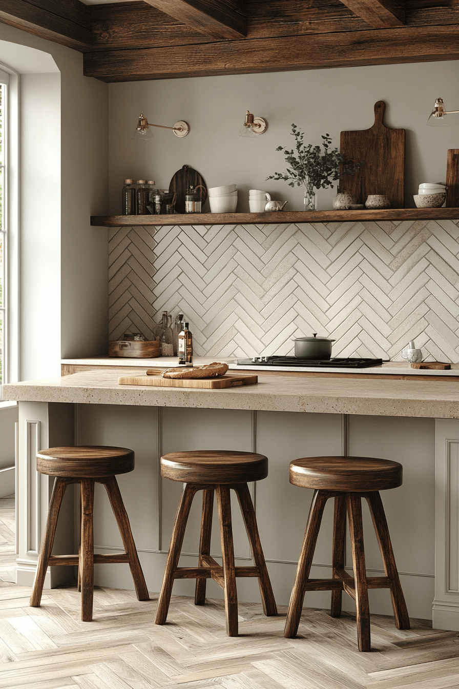 farmhouse backsplash