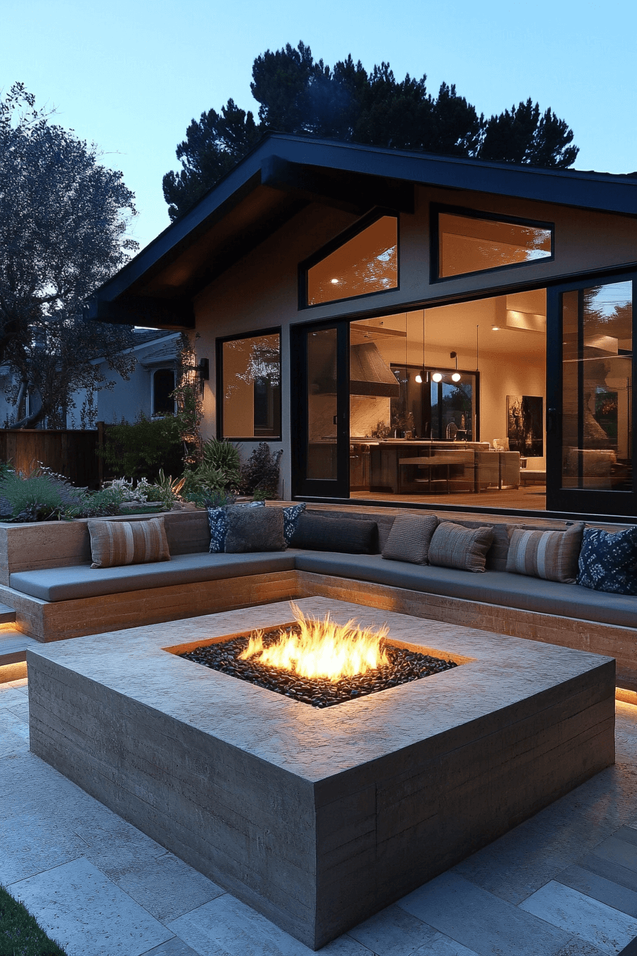 29 Outside Firepit Ideas For A Fun Inviting Hangout Space outside firepit ideas