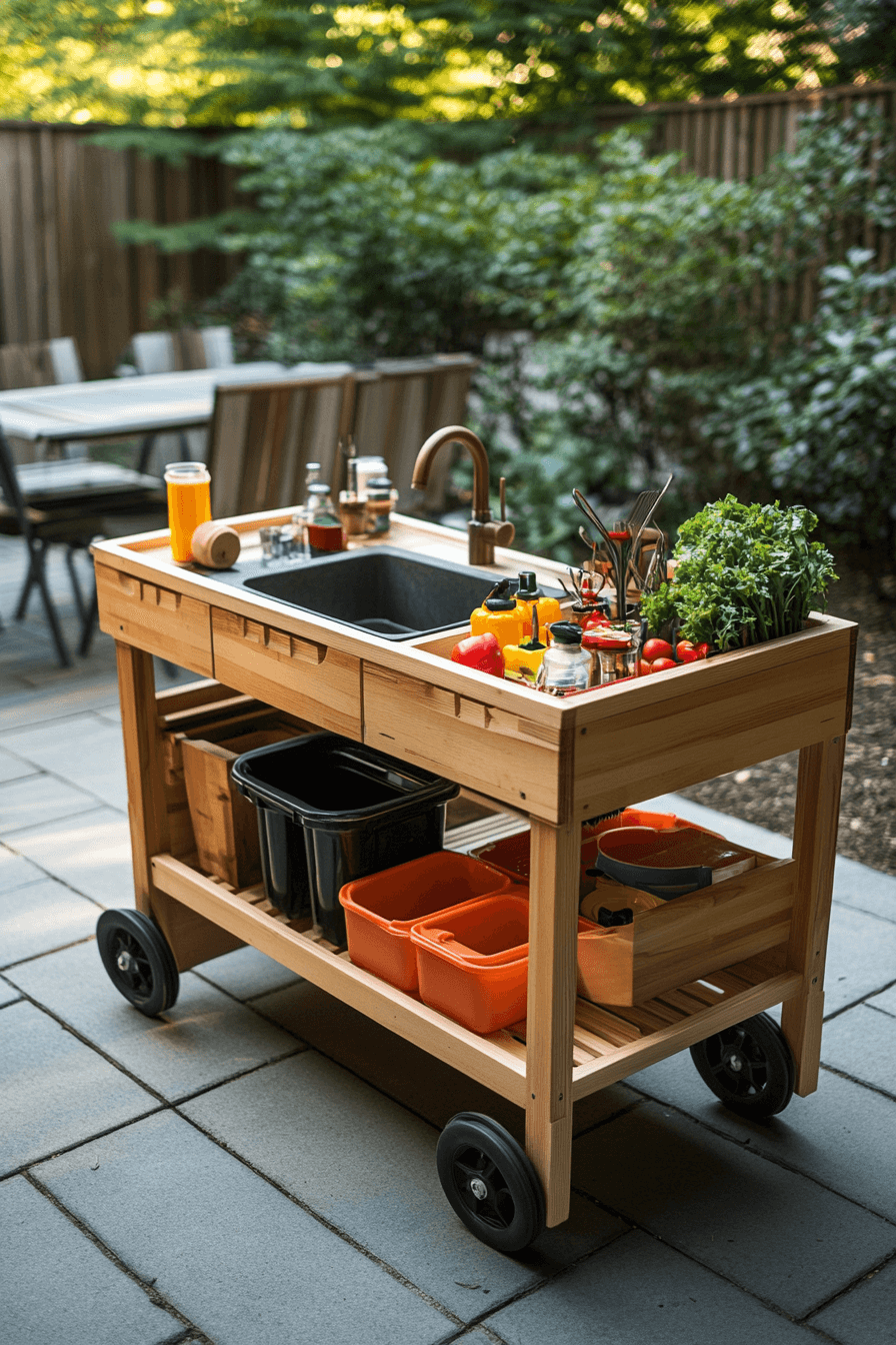 29 Mud Kitchen Ideas For Bright Joyful Backyard Fun mud kitchen ideas