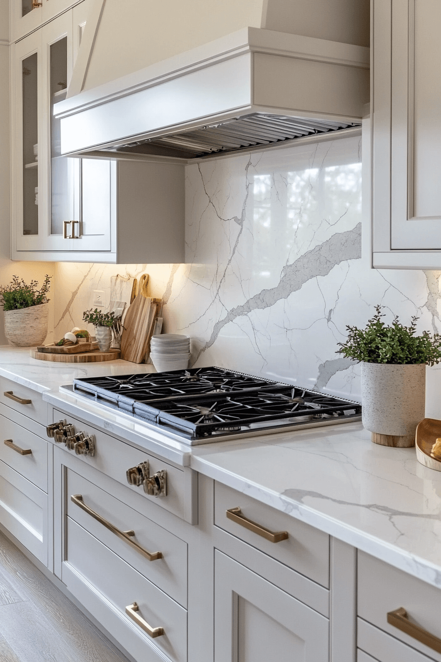 29 White Backsplash Kitchen Ideas That Spark Happy Modern Energy white backsplash kitchen
