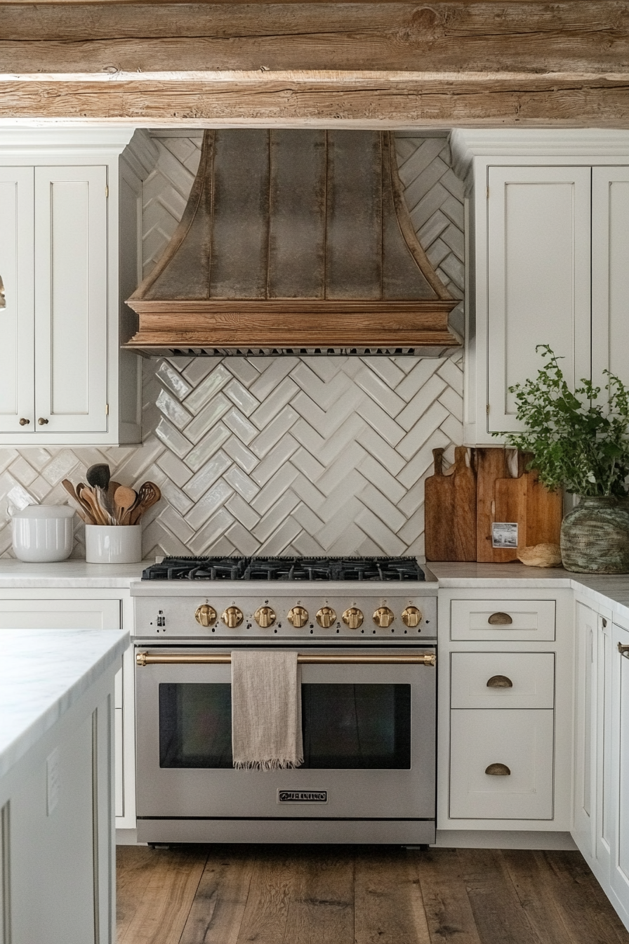 farmhouse backsplash
