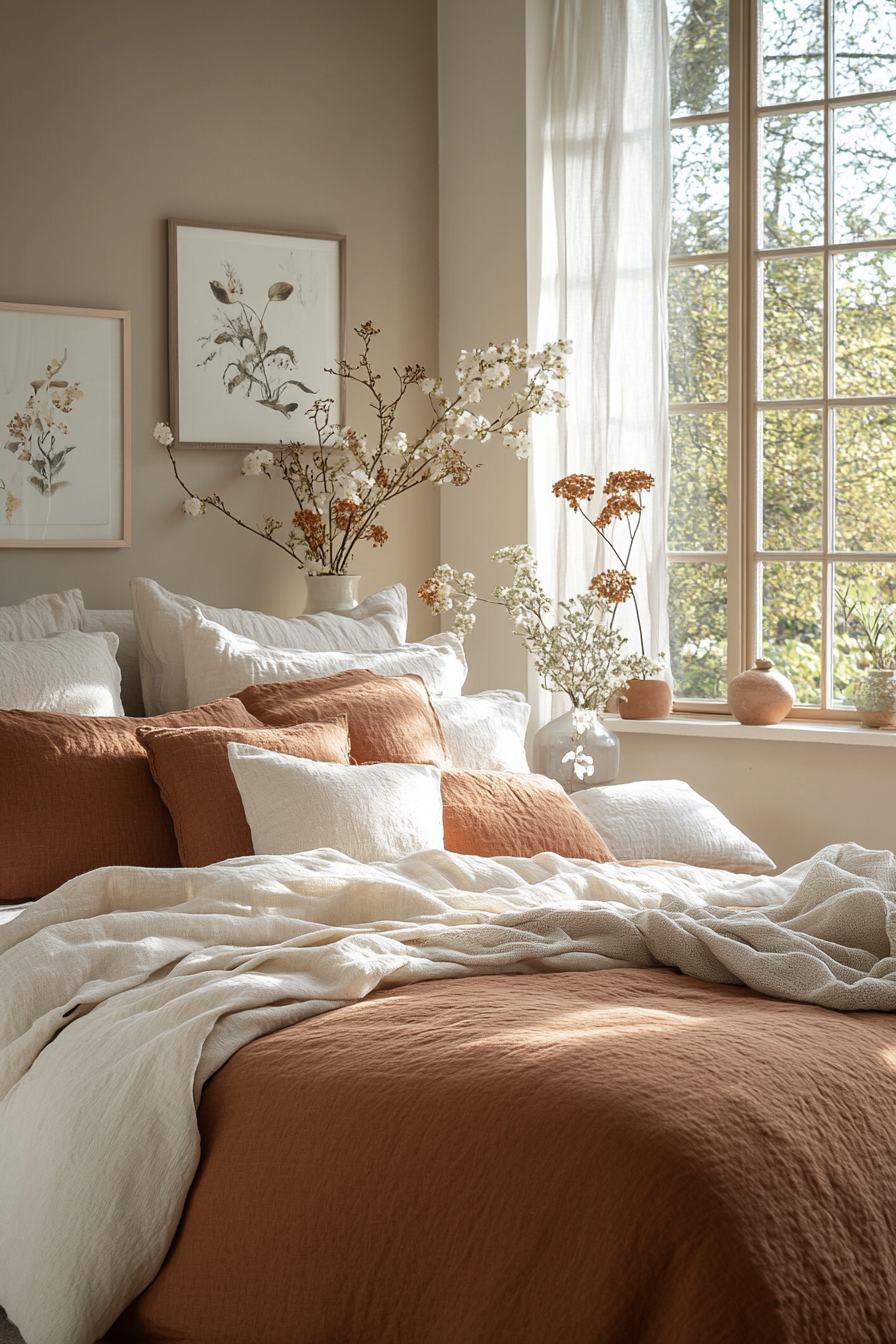 vintage farmhouse bedroom