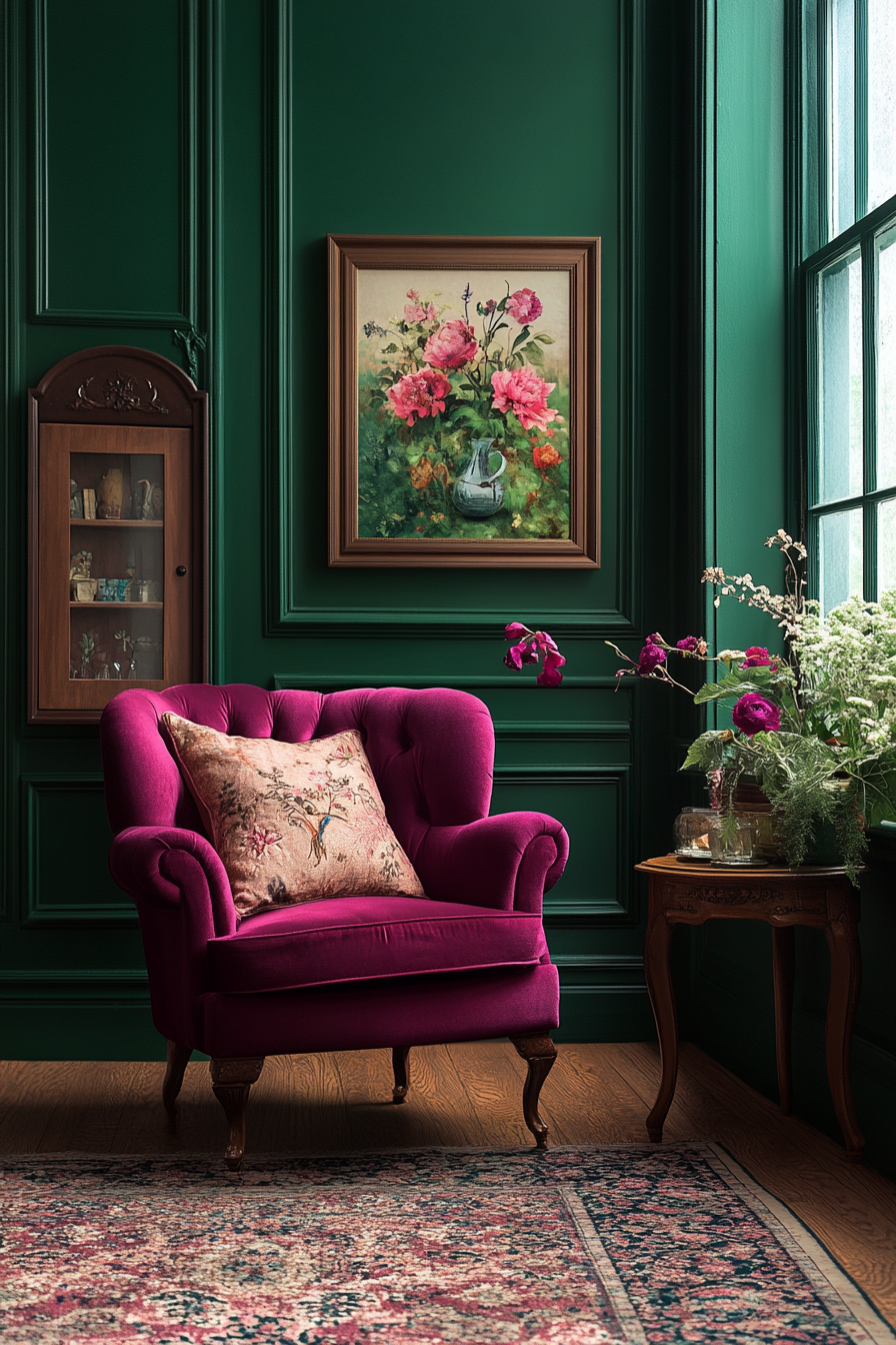 vintage maximalist decor