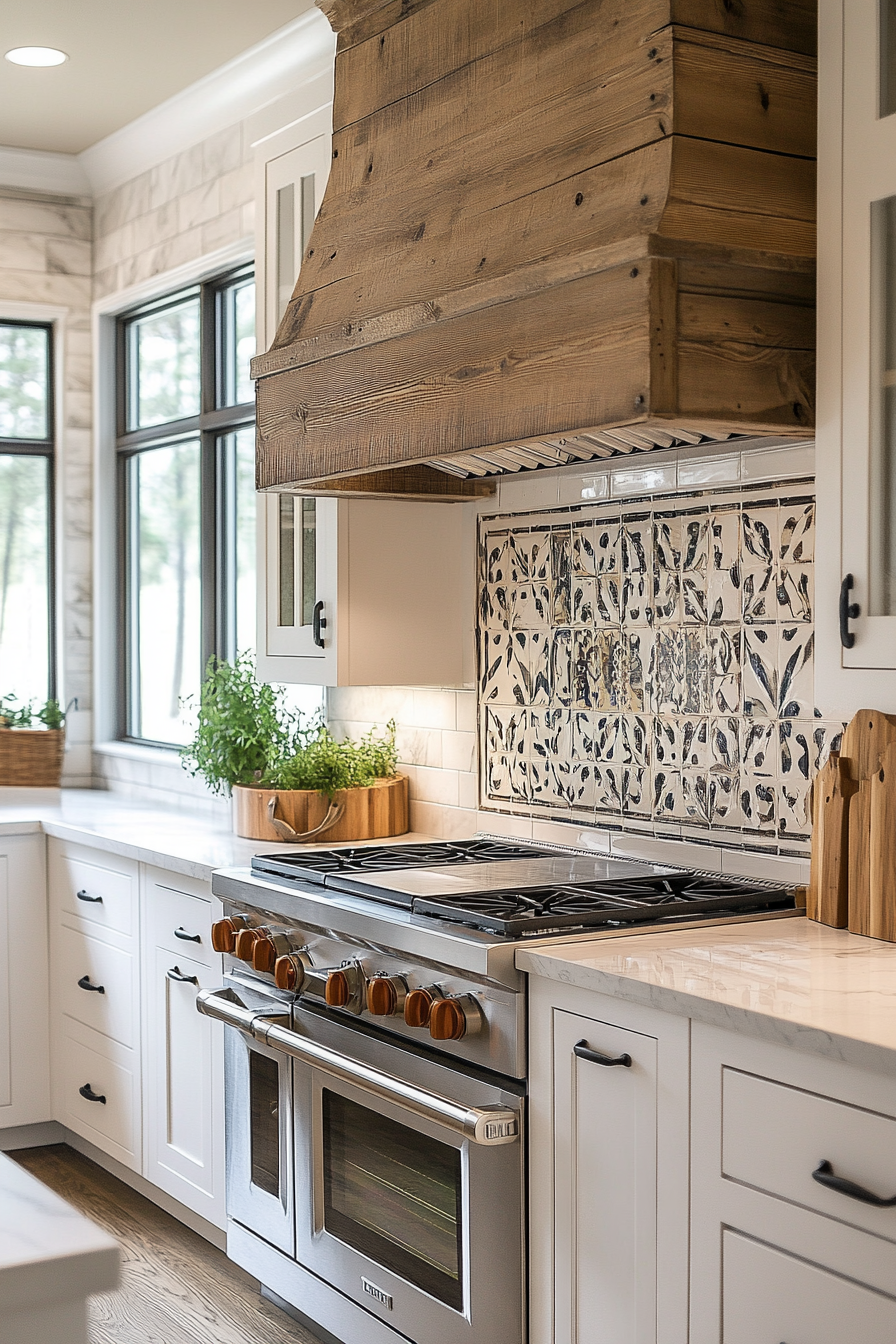 29 Farmhouse Kitchen Backsplash Ideas That Bring Bright Cozy Energy farmhouse kitchen backsplash ideas
