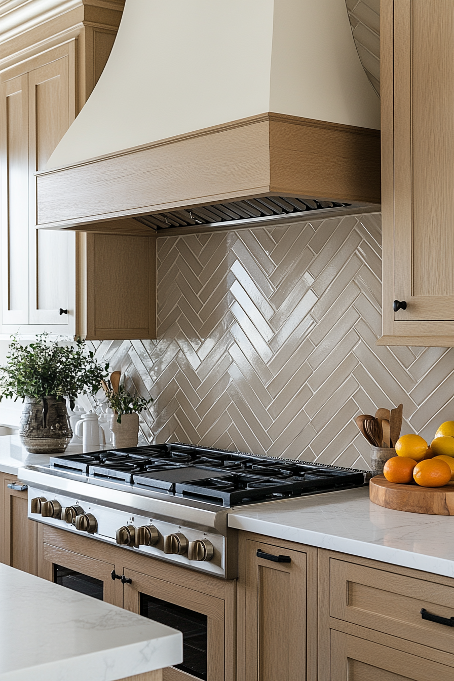 29 Herringbone Backsplash Ideas That Bring Clean Stylish Energy herringbone backsplash