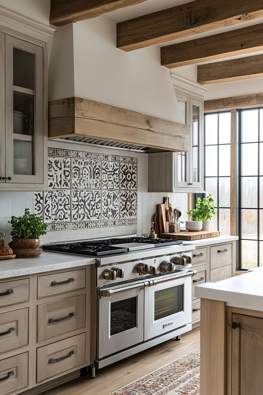 29 Farmhouse Kitchen Backsplash Ideas That Bring Bright Cozy Energy farmhouse kitchen backsplash ideas