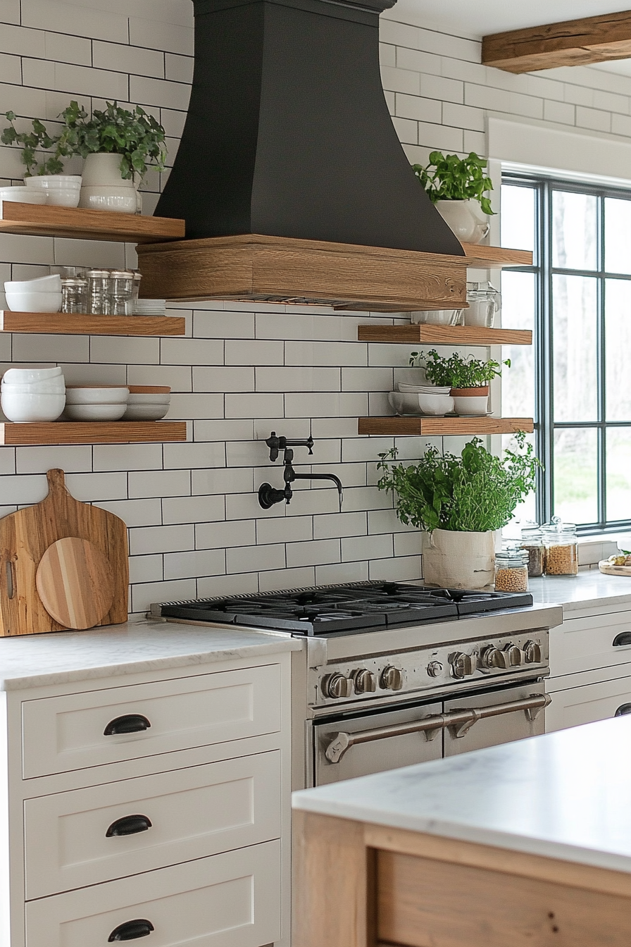29 Farmhouse Kitchen Backsplash Ideas That Bring Bright Cozy Energy farmhouse kitchen backsplash ideas