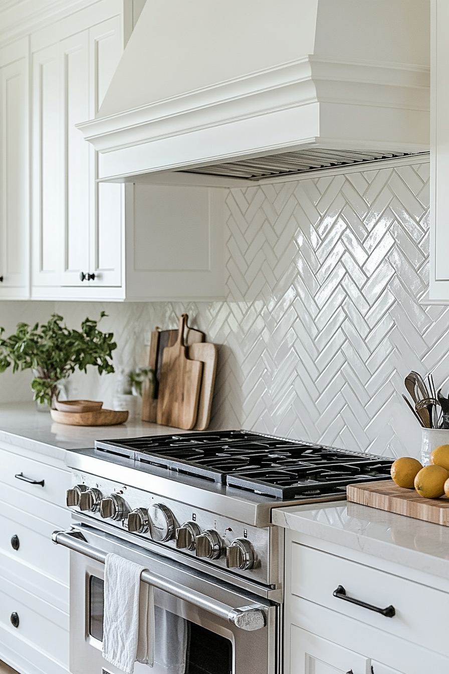 29 Herringbone Backsplash Ideas That Bring Clean Stylish Energy herringbone backsplash