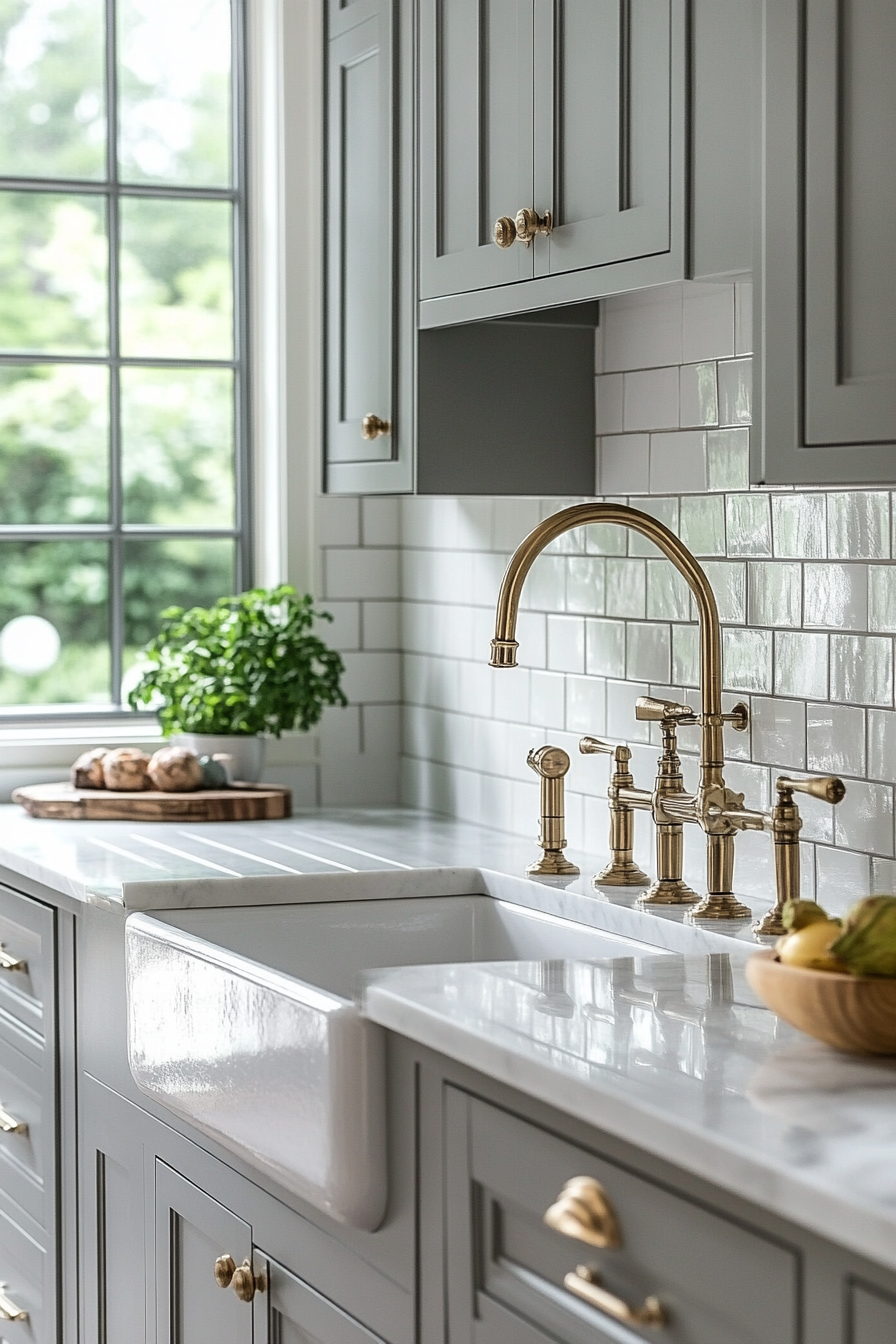 farmhouse backsplash