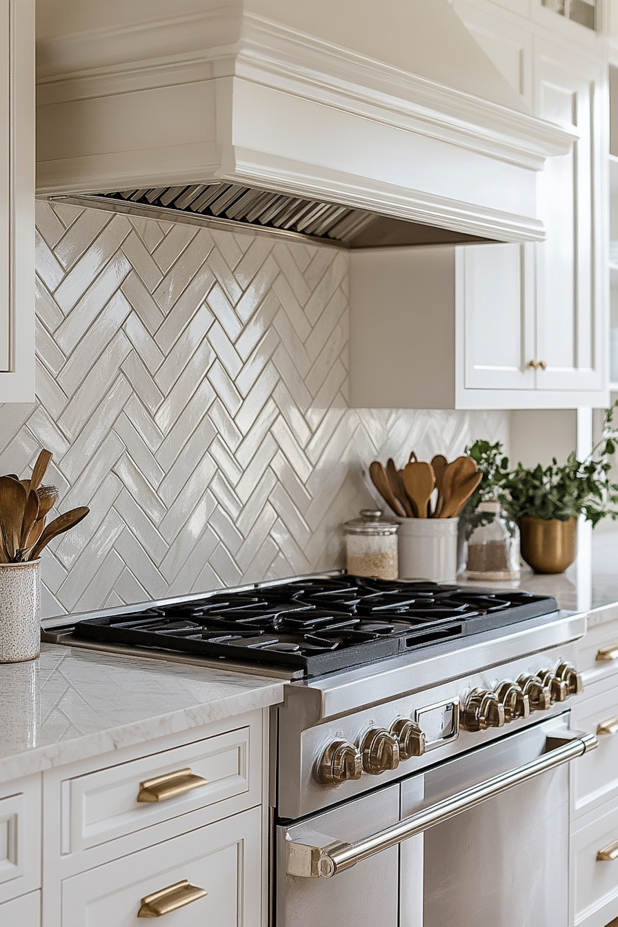 29 Herringbone Backsplash Ideas That Bring Clean Stylish Energy herringbone backsplash