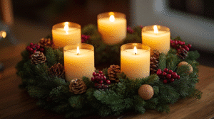 christmas candle decor ideas