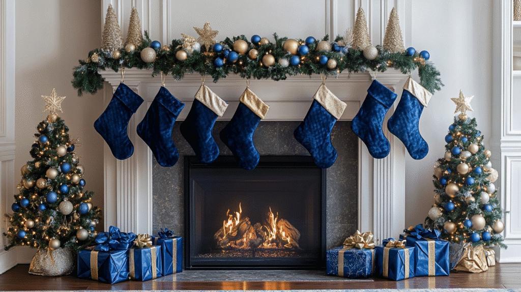 christmas fireplace decor