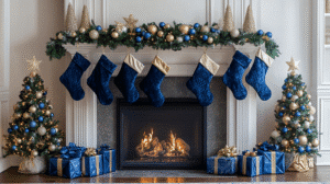 christmas fireplace decor
