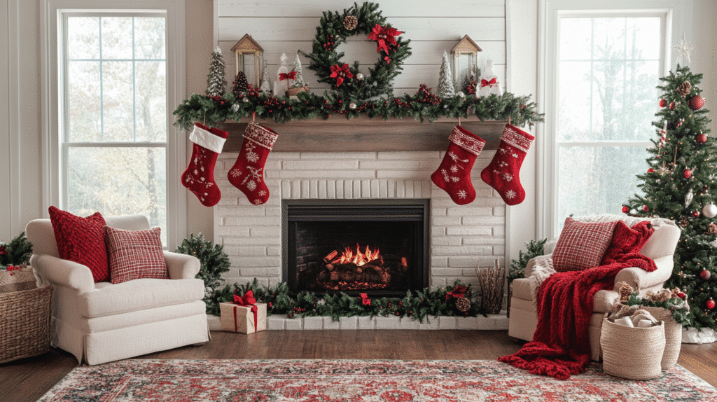 christmas mantel decor