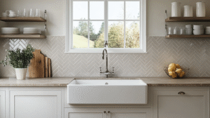 farmhouse backsplash