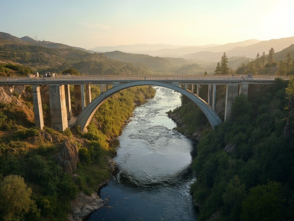 Redding Unveiled: Your Ultimate April Adventure Guide Sundial Bridge at late afternoon golden hour with river flowing underneath and contrasting architecture amid green landscape, clear sky, in Redding with no people present