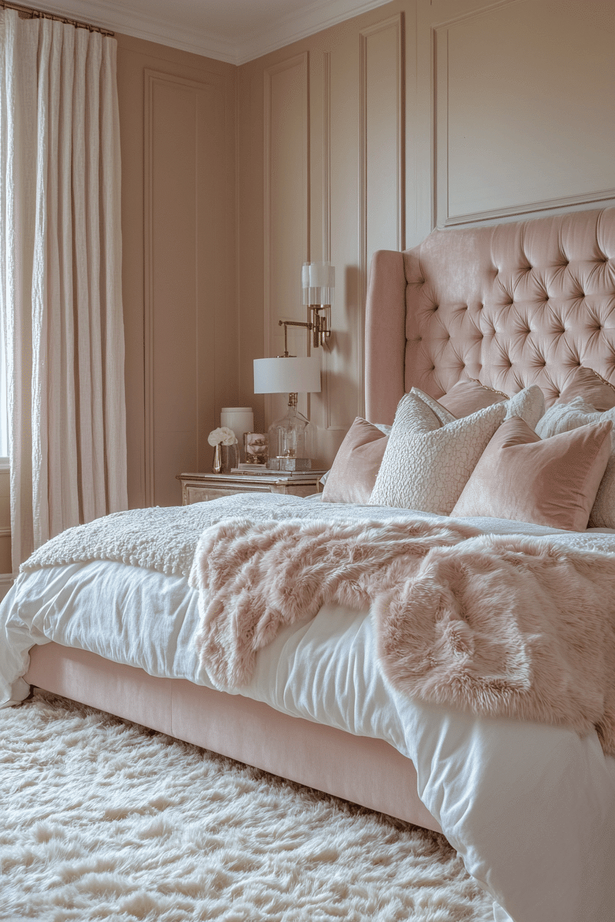 cozy girly bedroom
