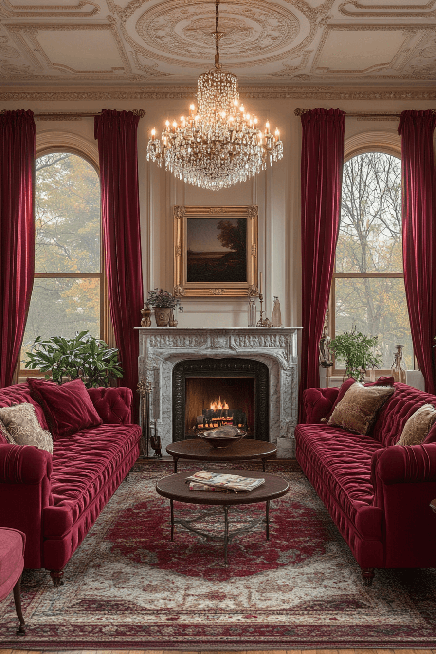 victorian living room