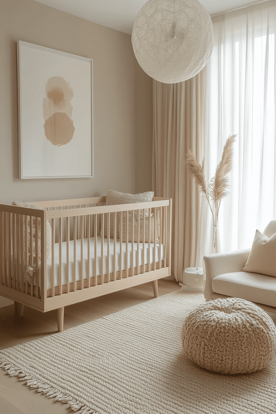 neutral baby nursery