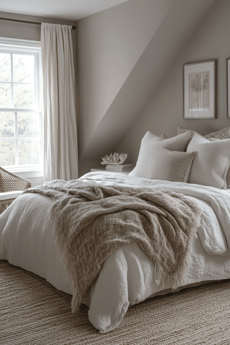 cozy neutral bedroom