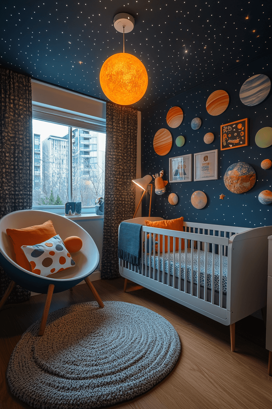 29 Space Themed Nursery Ideas That Bring the Universe Home tuscany decor