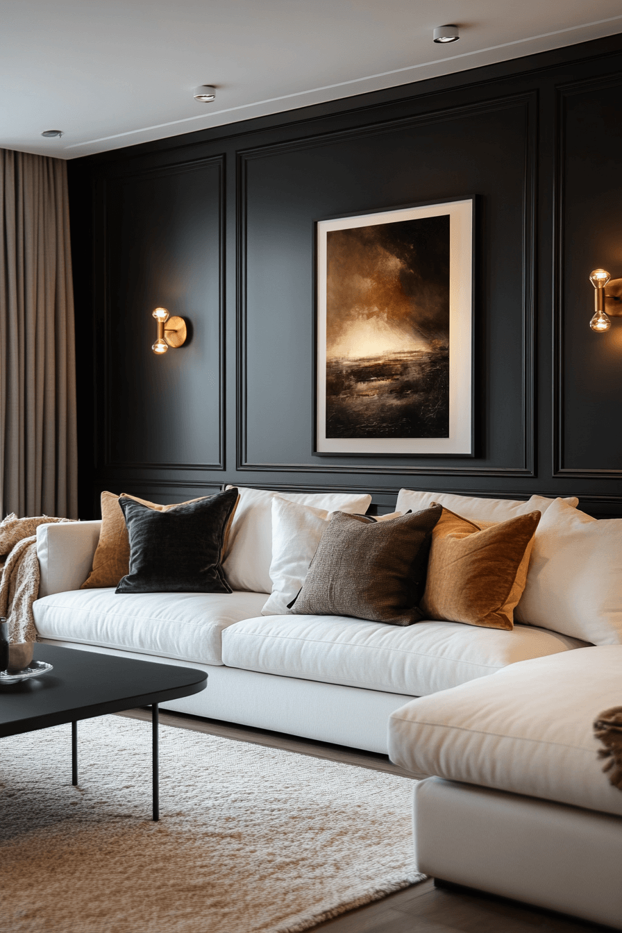 modern cozy living room