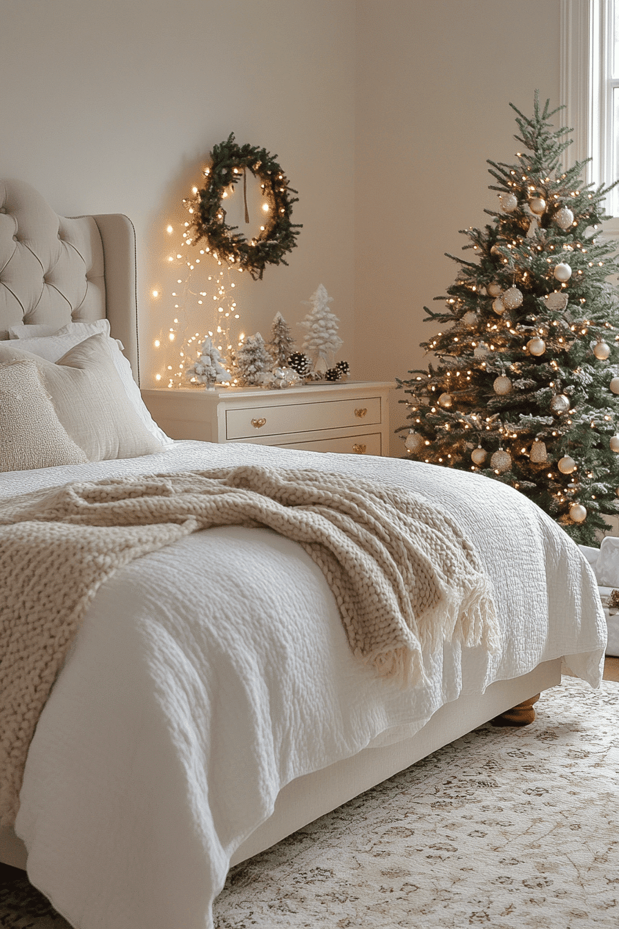 christmas bedroom decor
