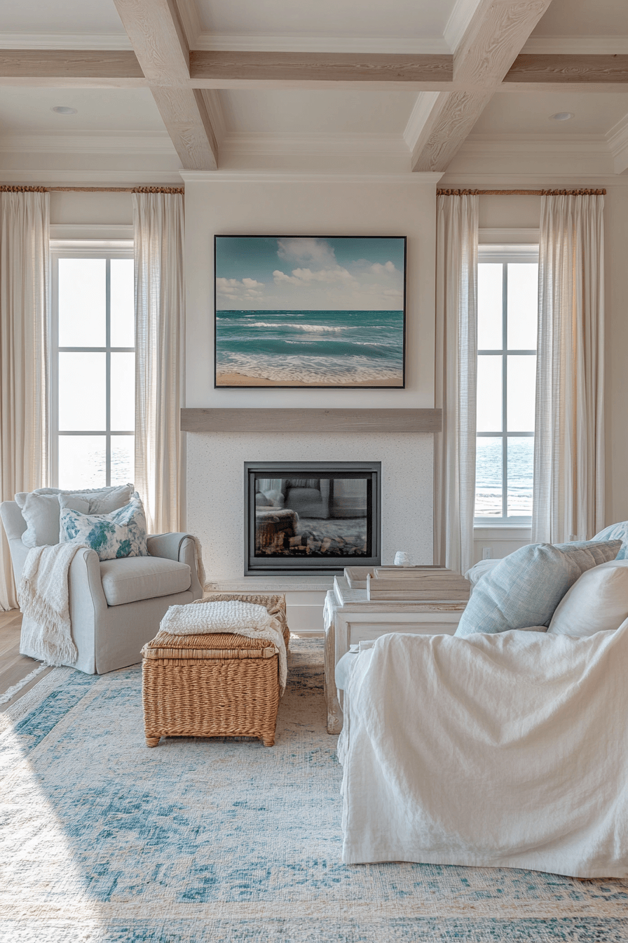 cozy coastal living room
