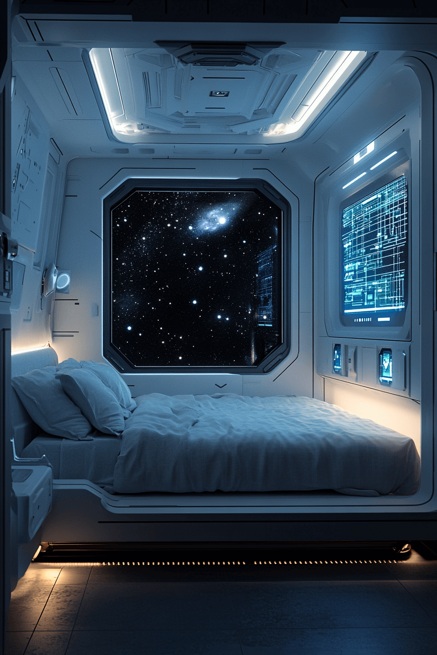 29 Space Themed Bedroom Ideas to Build a Cozy Out of This World Room tuscany decor